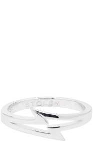 Stolen Girlfriends Club - Bague argentée Single Bolt