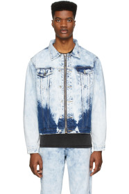Stolen Girlfriends Club - Blue Denim Acid Rain Trucker Jacket
