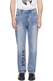 Stolen Girlfriends Club - Blue Smith Stamp Jeans