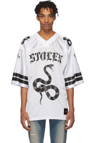 Stolen Girlfriends Club - ホワイト Born To Win Football T シャツ