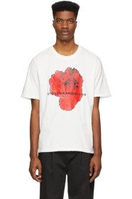 Stolen Girlfriends Club - SSENSE Exclusive White Red Rose Razor T-Shirt