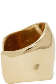 Faris - Gold Small Bubble Ear Cuff