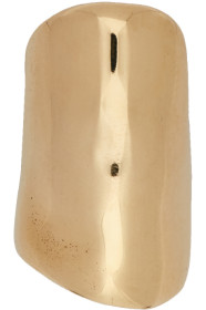 Faris - Gold Large Bubble Ear Cuff