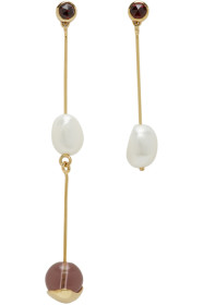 Faris - Bronze Lila Earrings