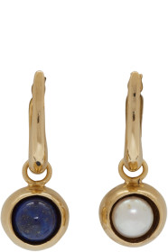 Faris - Gold Iris Hoop Earrings
