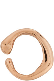 Faris - Bijou d'oreille doré rose Vero exclusif à SSENSE