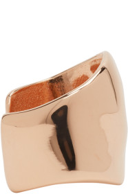 Faris - SSENSE Exclusive Rose Gold Small Bubble Ear Cuff