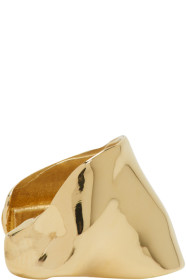 Faris - Bronze Pleat Ear Cuff