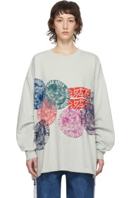 Some Ware - Off-White Flower Circle New Body Long Sleeve T-Shirt