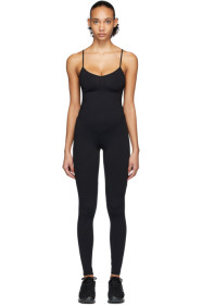 Live the Process - Black Corset Leggings Bodysuit