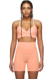 Live the Process - Pink Corset Sports Bra