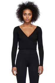 Live the Process - Black Wrap Top