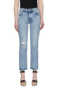 Moussy Vintage - Blue Hesperia Straight Jeans