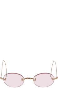 Mr. Leight - Rose Gold & Pink Makena S Sunglasses