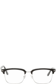 Tom Ford - Lunettes à demi-monture noires