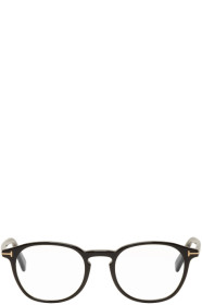 Tom Ford - Lunettes rondes noires Blue Block