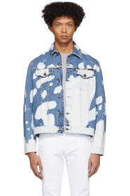 Nudie Jeans - Blouson en denim bleu Jerry
