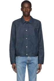 Nudie Jeans - 靛蓝色 Vinny Dry Classic Slub 牛仔夹克