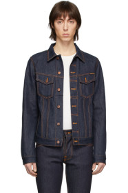 Nudie Jeans - Blouson en denim indigo Billy