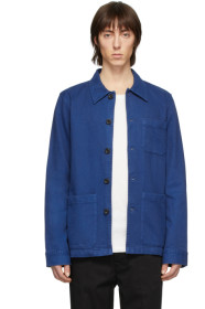 Nudie Jeans - Blouson bleu Barney