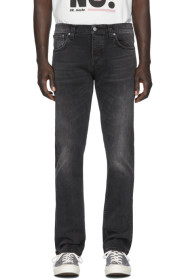 Nudie Jeans - Jean noir Grim Trim