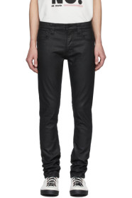 Nudie Jeans - Jean noir Grim Trim