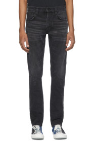 Nudie Jeans - Jean noir Grim Tim