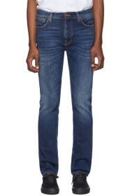 Nudie Jeans - Jean bleu marine Lean Dean