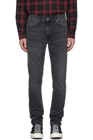Nudie Jeans - Jean gris Lean Dean