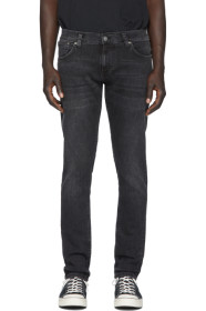 Nudie Jeans - Jean noir Tight Terry