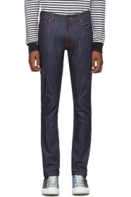 Nudie Jeans - Jean indigo Thin Finn Dry