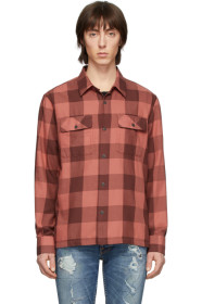 Nudie Jeans - Chemise à carreaux rouge Block Sten