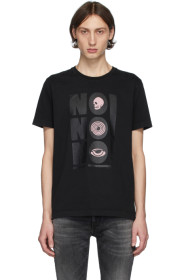 Nudie Jeans - T-shirt noir 'No No No' Roy