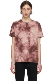 Nudie Jeans - T-shirt à motif tie-dye rose Roy