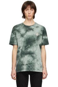 Nudie Jeans - T-shirt à motif tie-dye vert NJCO Circle