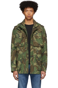 Belstaff - Green Camouflage Landing Jacket