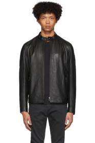 Belstaff - Black Leather Reeve Jacket