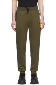 Hugo - Pantalon de survêtement en jersey kaki Deasty