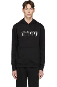 Hugo - Pull à capuche noir Dazarus