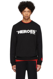 Hugo - Black Boss Loves Bowie Edition 'Heroes' Sweatshirt