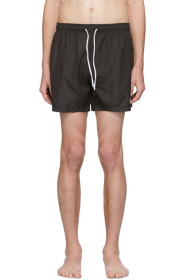 Hugo - Maillot de bain noir Reverse Logo Haiti