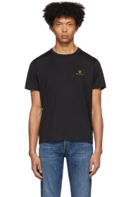 Belstaff - Black Embroidered Logo T-Shirt