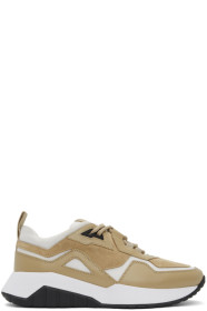 Hugo - Baskets beiges et blanches Atom