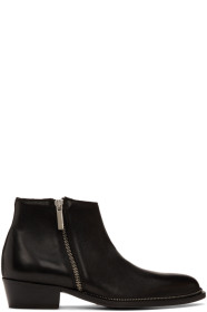 Hugo - Bottes à glissières noires Prestige