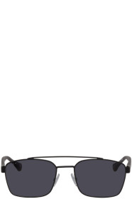 Boss - Lunettes de soleil en métal noir mat