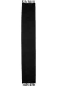 Boss - Foulard en cachemire noir T-Scottas 02