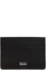 Boss - Black Monogram Card Holder