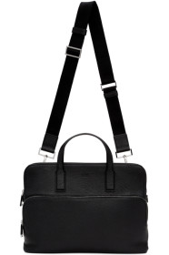 Boss - Porte-documents noir Slim Crosstown