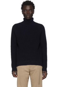 Boss - Col roulé bleu marine Gilo