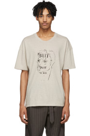 Billy - Taupe Eastlake Manline Drawing T-Shirt